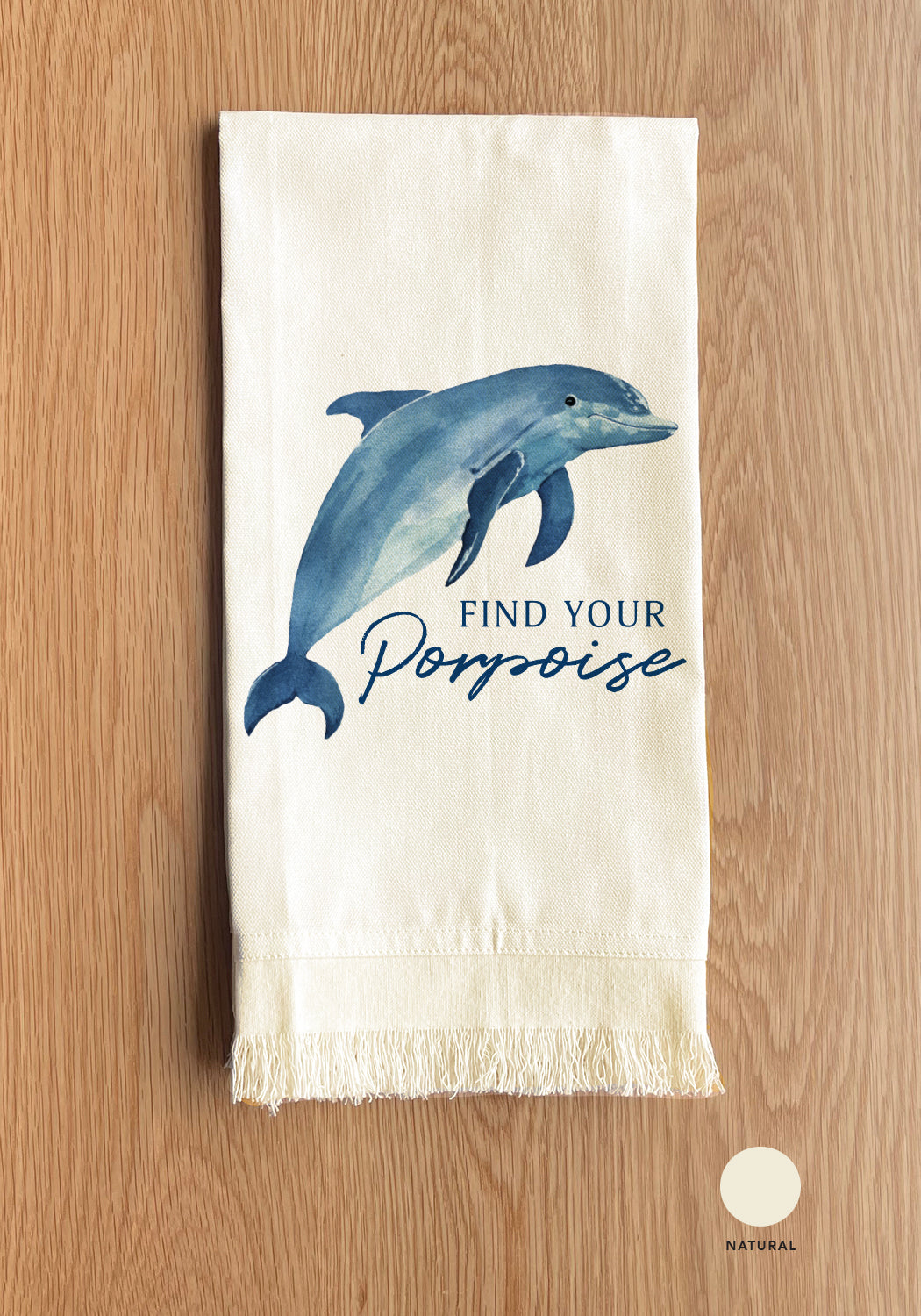 Find Your Porpoise Kitchen Towel