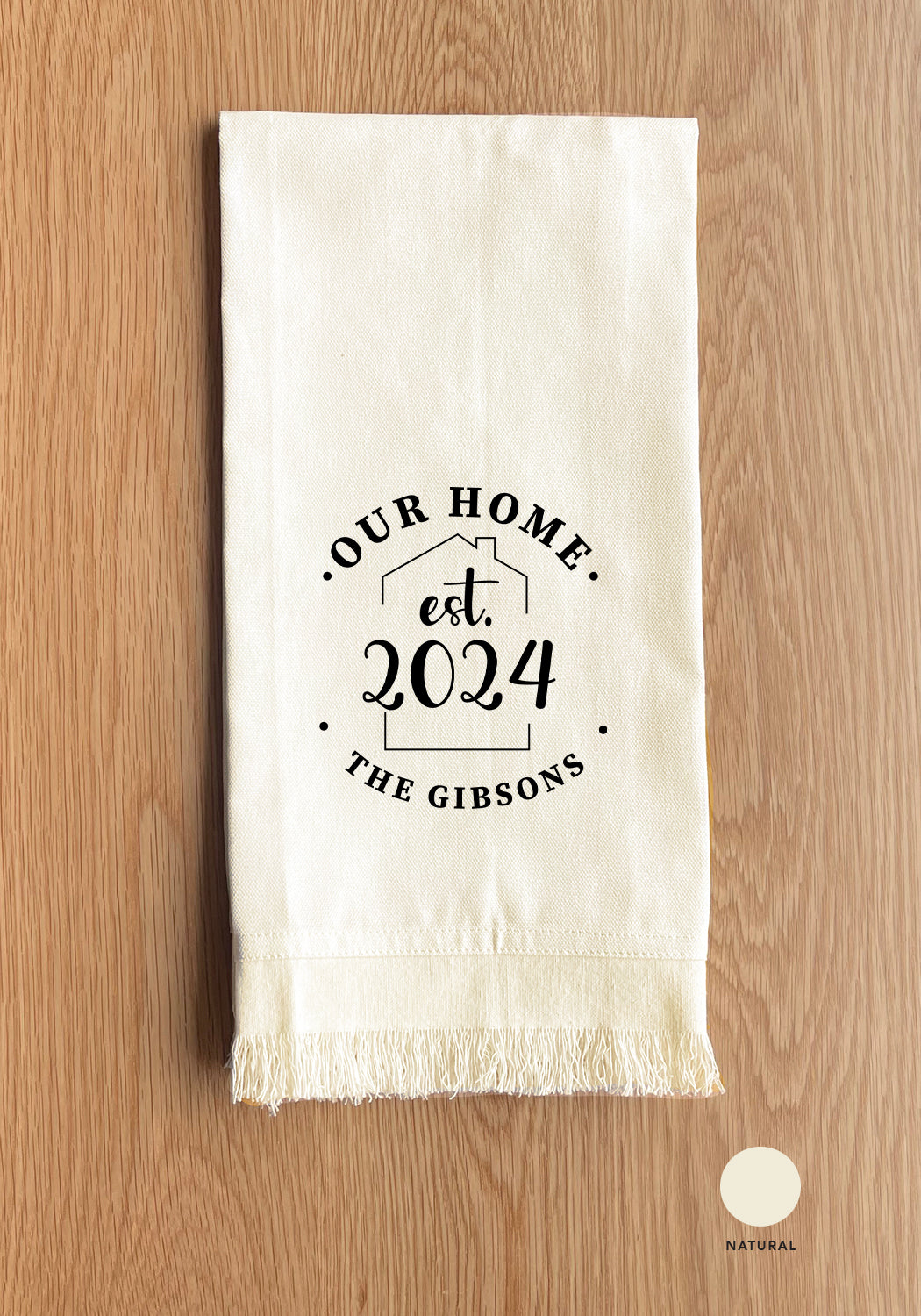 Custom Our Home Kitchen Towel