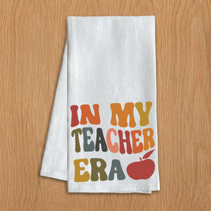 In My Teacher Era (Rainbow) White Kitchen Towel