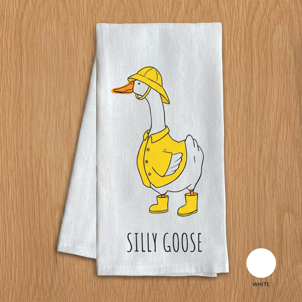Silly Goose Porch Goose Kitchen Towel