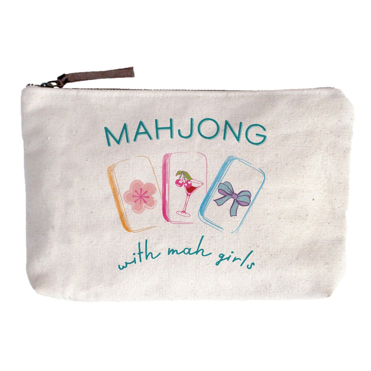 Mahjong Zip Pouch
