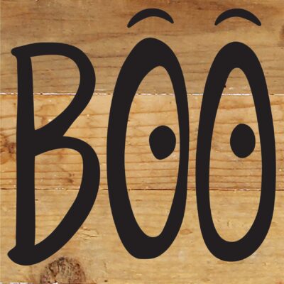 Boo / 6x6 Reclaimed Wood Sign