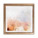 Abstract water color / 6x6 Pulp Paper Wall Decor
