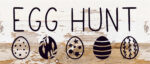 Egg Hunt / 14x6 Reclaimed Wood Sign