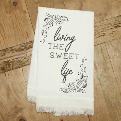 Living the sweet life / Natural Kitchen Towel