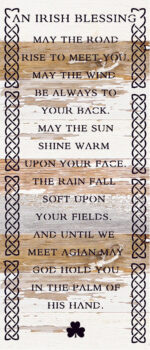 An Irish Blessing / 6x14 Reclaimed Wood Sign