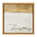 Family is Everything / 14x14 Framed Canvas Wall Decor