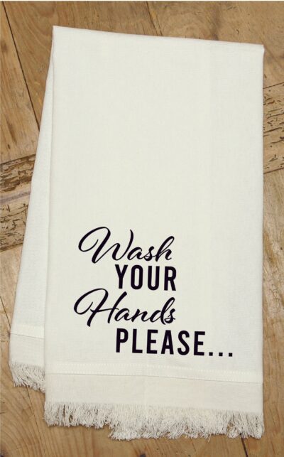 Wash your hands please / Kitchen Towel