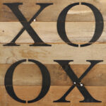 XOXO / 10"x10" Reclaimed Wood Sign