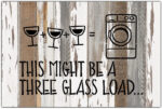 This might be a three glass load... / 18x12 Reclaimed Wood Wall Art