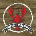 Fresh Lobstah / 12x12 Indoor/Outdoor Recycled Plastic Wall Art