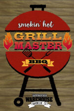 Smokin Hot Grill Master / 12x18 Indoor/Outdoor Recycled Plastic Wall Art