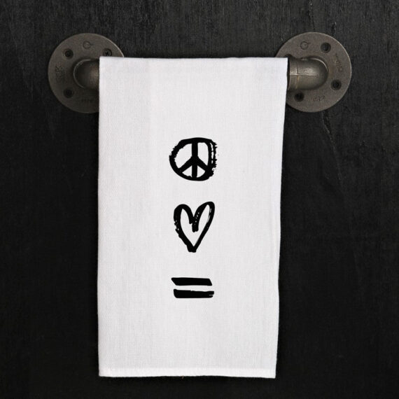 Peace love equality (symbols)