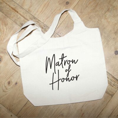 Matron of Honor / Natural Tote Bag