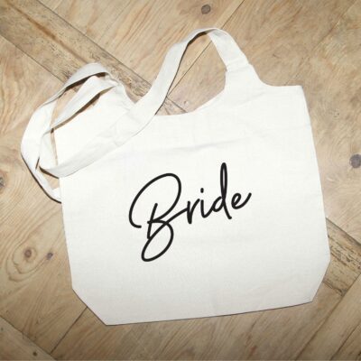 Bride / Natural Tote Bag