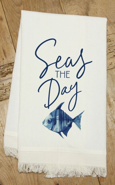 Seas the day / (MS Natural) Kitchen Tea Towel