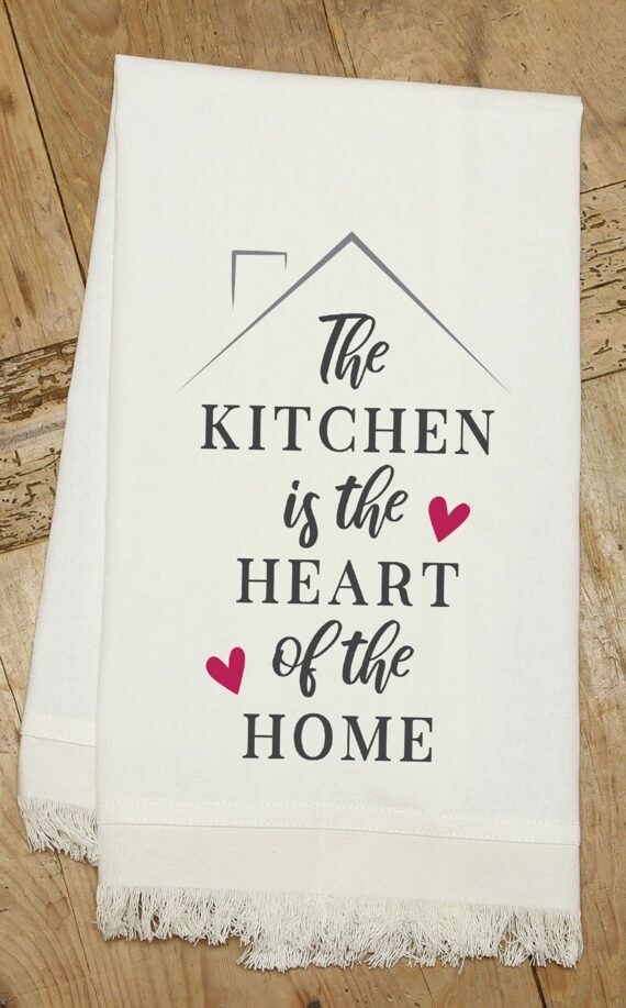 The kitchen is the heart of the home / (MS Natural) Kitchen Tea Towel