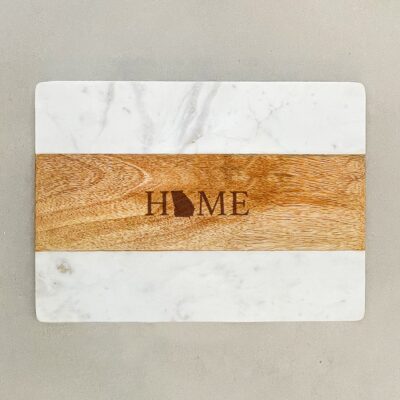 Home State Design / Marble & Wood Serving Board