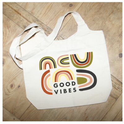 Good vibes / Natural Tote Bag