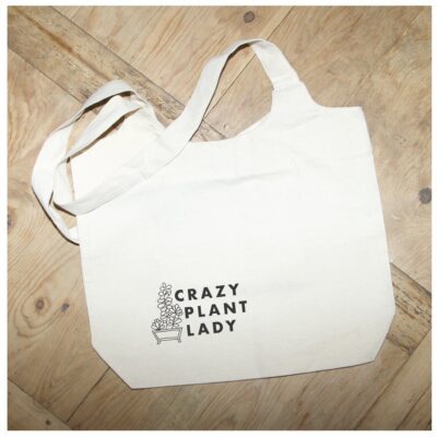 Crazy plant lady / Natural Tote Bag