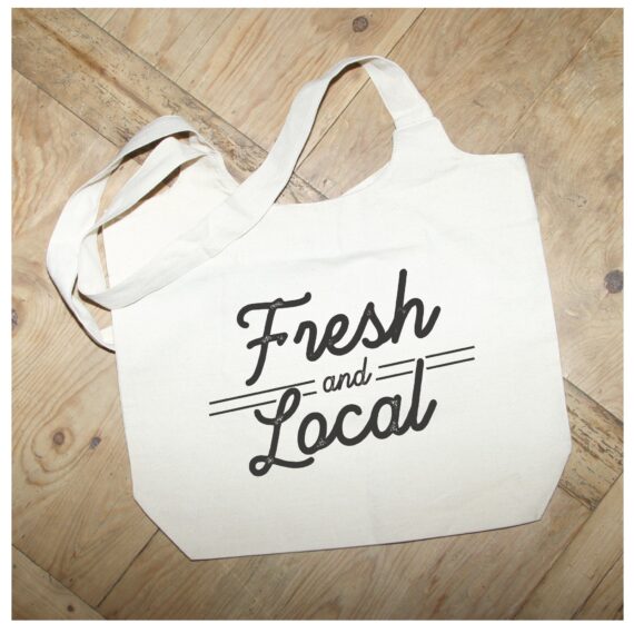 Fresh and local / Natural Tote Bag