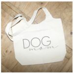 Dog mom / Natural Tote Bag