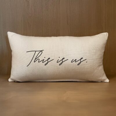 This is Us / (MS Natural) Lumbar Pillow Cover