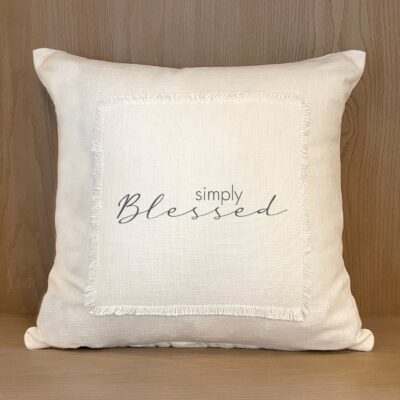 Simply blessed / Pillow Cover