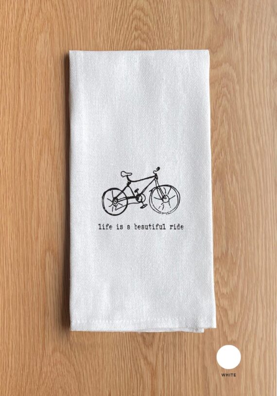 Life is a beautiful ride. (bicycle image)