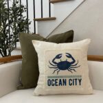 Crab Icon / Pillow Cover