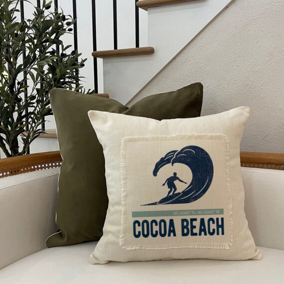 Surf Icon / Pillow Cover