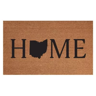 HOME WITH CUSTOM STATE COIR MAT