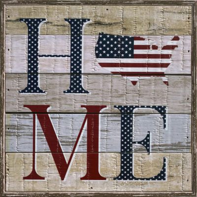 Home with America 8x8 Charleston Polystyrene Wall Décor
