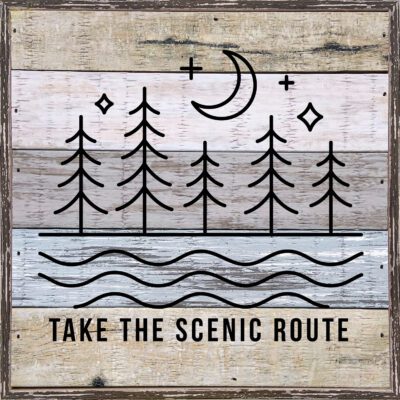 Take the scenic route 8x8 Charleston Polystyrene Wall Décor