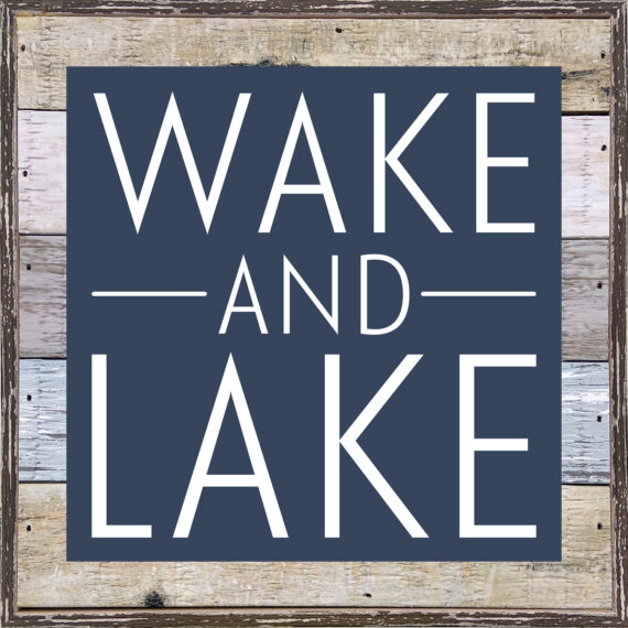 Wake and Lake 8x8 Charleston Polystyrene Wall Décor