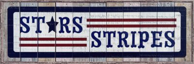 Stars & Stripes 18x6 Charleston Polystyrene Wall Décor