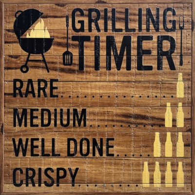 Grilling Timer 12x12 Old Forge Polystyrene Wall Décor