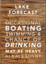 Lake Forecast 16x22 Old Forge Polystyrene Wall Décor