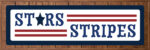Stars & Stripes 18x6 Old Forge Polystyrene Wall Décor