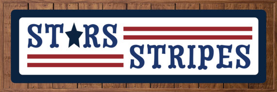 Stars & Stripes 18x6 Old Forge Polystyrene Wall Décor