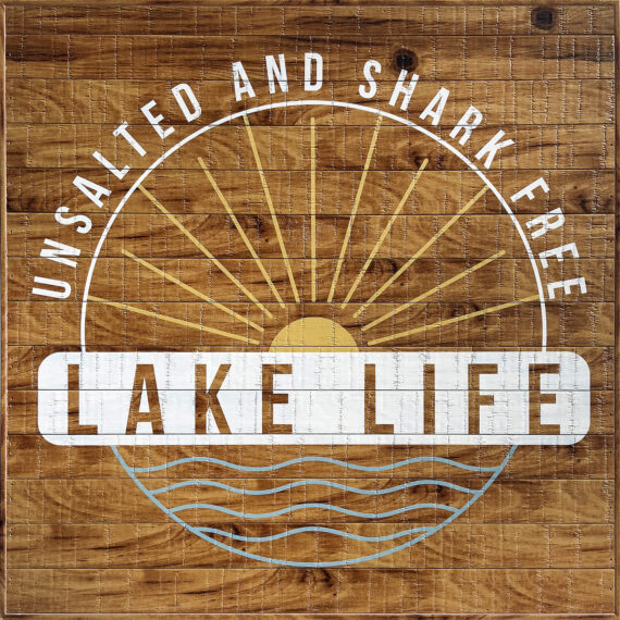 Lake Life 22x22 Old Forge Polystyrene Wall Décor