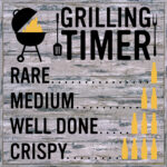 Grilling Timer 12x12 Sandpiper Polystyrene Wall Décor
