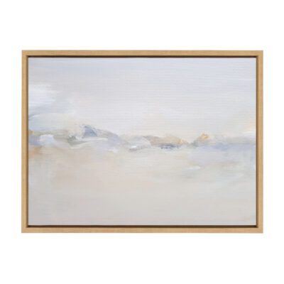 24 x 18 Framed Canvas - Abstract Waves - Seaside Canyon Collection
