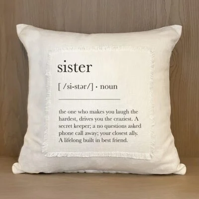 Sister definition MS Natural Pillow Shell