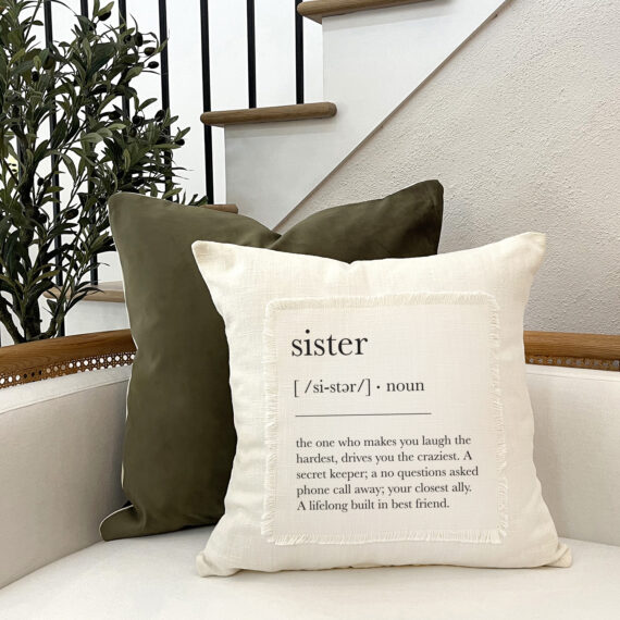 Sister definition MS Natural Pillow Shell