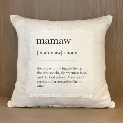 Mamaw definition MS Natural Pillow Shell