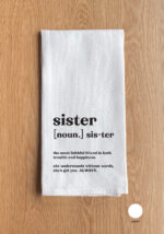 Sister definition White Kitchen Towel
