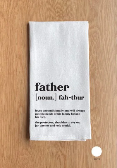 Father definition White Kitchen Towel