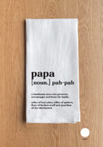 Papa definition White Kitchen Towel