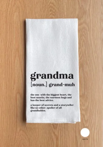 Grandma definition White Kitchen Towel